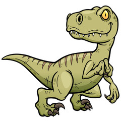 Vector illustration of Dinosaurs cartoon