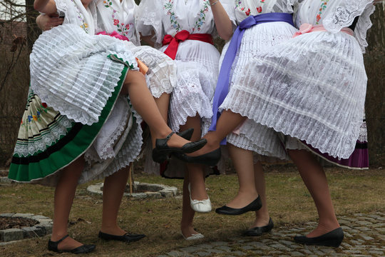 Sorbian Carnival In Lower Lusatia, Germany.