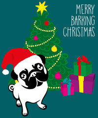 Weihnachts Mops