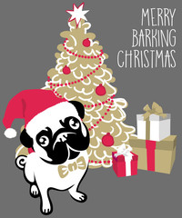 Weihnachts Mops