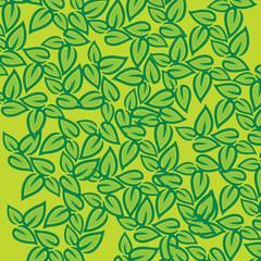 green leaf background vector 