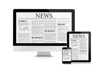 News feed on devices