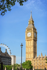 Fototapeta na wymiar Big Ben - Elizabeth Tower in London