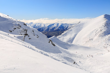 Fototapeta na wymiar the remarkables ski area