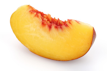 sliced peach