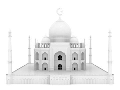 beautiful white mosque