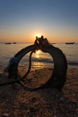 Fototapeta premium old tyre