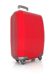 red suitcase