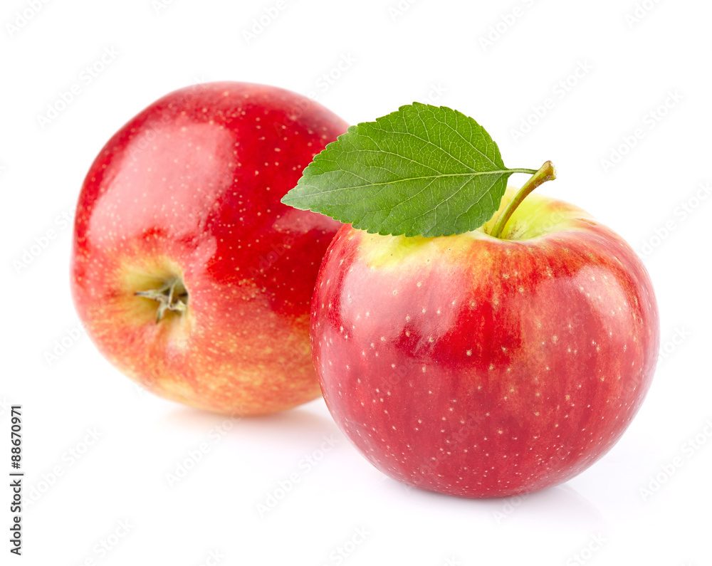 Sticker red apples