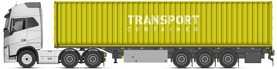 Camion 3 essieu + Grand container V2 © Norman75