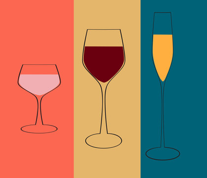Wine menu design