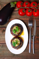 Parmigiana di melanzane: baked eggplant - italy, sicily cousine