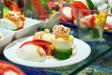 assorted food for salad