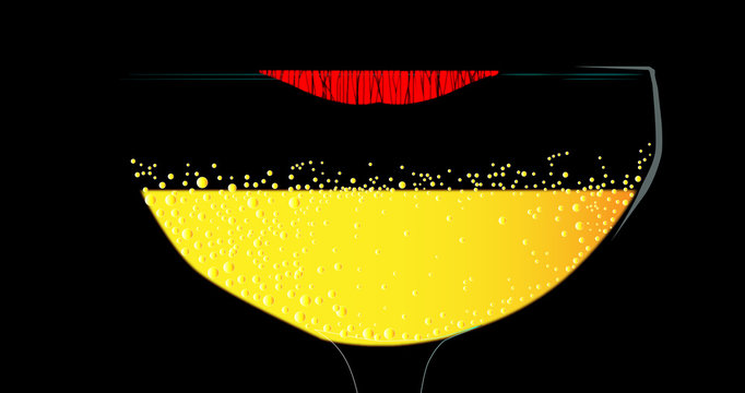 Lipstick On A Wine Glass