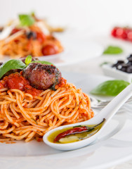 Italian pasta with tomato