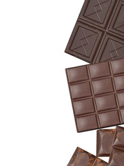 Pile of assorted chocolate bars