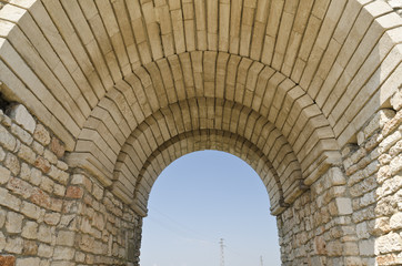 Remains of the medieval fortress on cape Kaliakra, Bulgaria