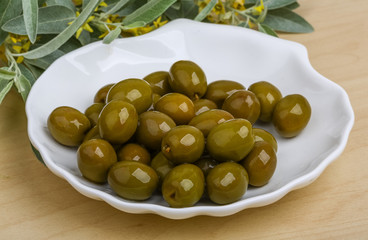 Green olives