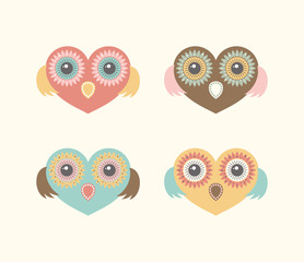 set 4 as the heart of an owl