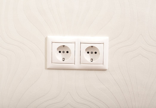 Power outlet on  wall