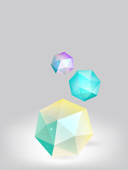 polygonal posters