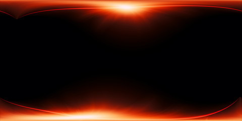Obraz premium Abstract fiery background with curved lines