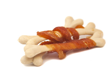 Chicken Bones isolated on white background
