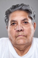 Portrait of an elderly woman