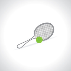 tennis sports concept vector illustration 