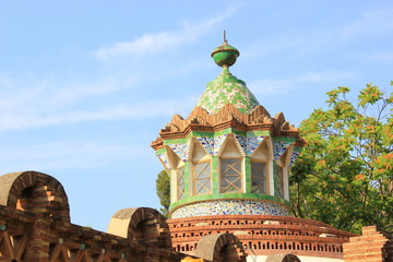 Naklejka premium Detail der Güell Pavillons von Antoni Gaudi in Barcelona