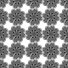seamless black pattern