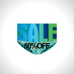 fashion sale concept vector illustration 