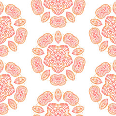 Abstract watercolor pattern. Vector seamless background 8