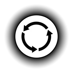 Arrows circle button.