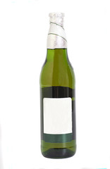 beer bottle isolated on white background