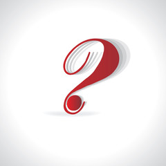 creative question mark vector illustration 