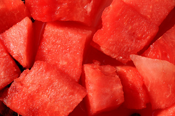 Pieces of watermelon