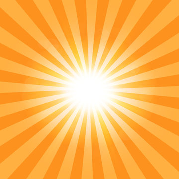 The sun's rays pattern background