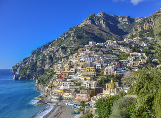 Fototapeta na wymiar Positano, Amalfi coast, Italy