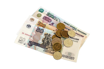 Obraz na płótnie Canvas Russian rubles