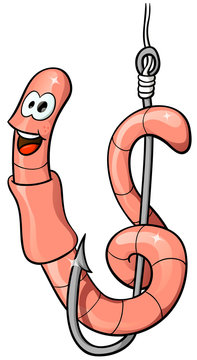 Cartoon Worm On Hook Images – Browse 1,039 Stock Photos, Vectors, and Video