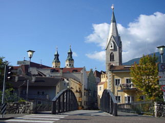 Fototapeta na wymiar Altstadt von Brixen (Bressanone), Südtirol 
