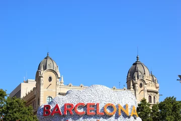 Stadtzentrum von Barcelona in Spanien © rbkelle