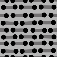 Abstract circles background. Seamless pattern. Vector. 抽象的な丸のパターン