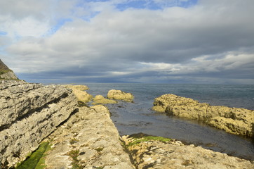 Fototapeta na wymiar Garron Point Sea View, Northern Ireland
