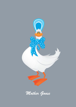 Mother Goose.imaginary cartoon character
