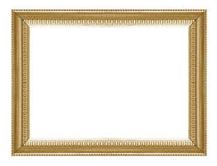 Gold picture frame