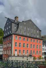 historic houses in Monschau, Germany