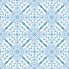 Hand drawn seamless pattern