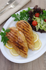 chicken breasts grilled